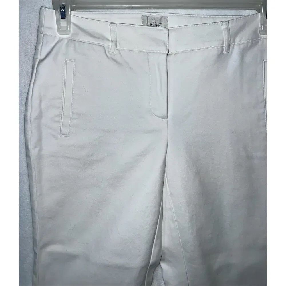 Chico's Women's So Slimming Crop Pants White Size XS Standard Casual. - Picture 2 of 9